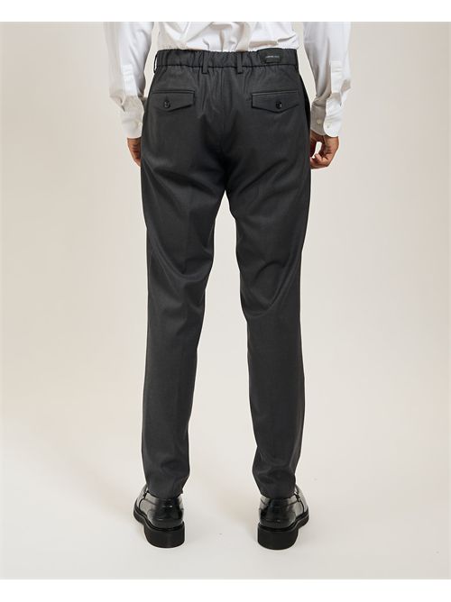 Michael Coal trousers with pleats and braces MICHAEL COAL | MCDEN3616579